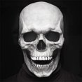 thumbnail image 2 of Cubierta de cara de calavera de cabeza completa Hel-met H-alloween Party Prop Espeluznante casco de esqueleto con mandíbula móvil, 2 of 8
