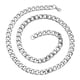 thumbnail image 2 of Guardurnaity Cadenas de eslabones de acero inoxidable simples de 3-5 mm para hombre para mujer Joyería de cadena unisex Ropa, zapatos y accesorios Miscelánea color acero 3 mm x 40 cm, 2 of 6