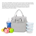 thumbnail image 4 of SPEKSEE Lunch Bag for Women Men, Expandable Large Adult Insulated Lunch Box for Work, Leakproof Double Deck Lunch Box Cooler Tote Bag with Removable Shoulder Strap, 4 of 8