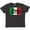 Vintage Black, variant on Inktastic Italy Flag Youth T-Shirt
