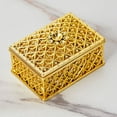 thumbnail image 1 of VBXOAE Personalized Hollow Plated Aromatherapy Candy Box Elegant and Versatile for Weddings,Parties Home Storage Lightweight Long lasting Design, 1 of 6