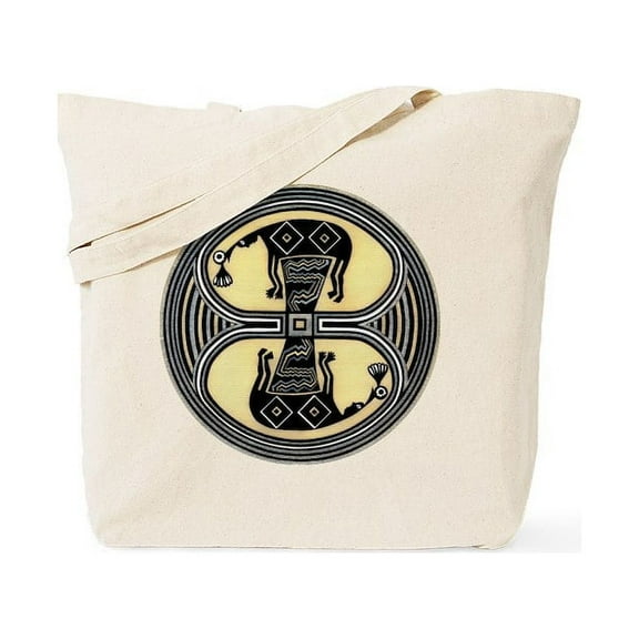 CafePress - MIMBRES CHIEFS BOWL DESIGN Tote Bag - Unisex Canvas Tote Bag, Beige, 1-Piece