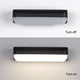 thumbnail image 2 of 12W Modern LED Luz de pared para exteriores Impermeable IP65 Aluminio Luz de pared Pasillo Downlight Escalera / Balcón / Jardín / Porche Negro 4000k Blanco natural Ofspeizc GX-607, 2 of 4
