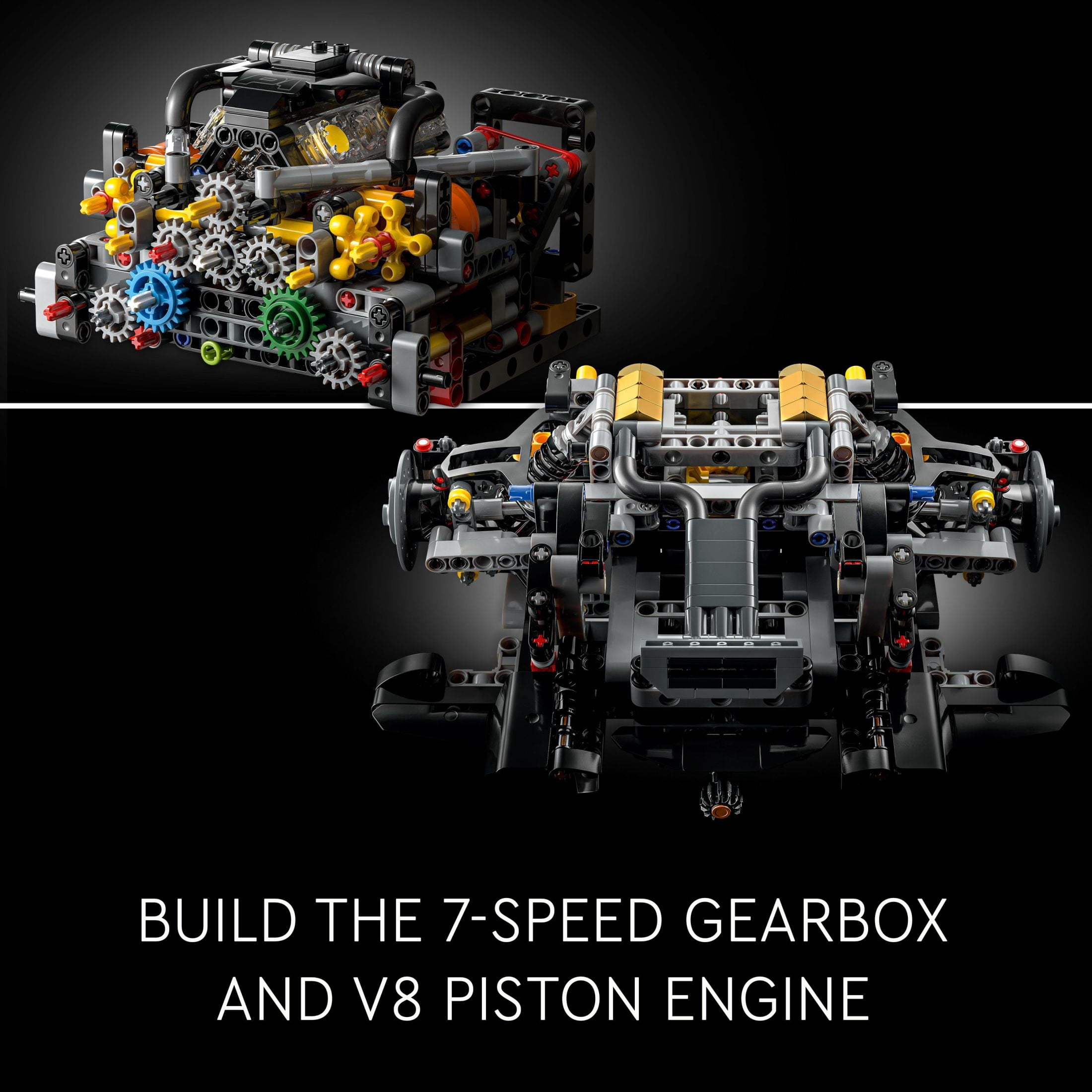 LEGO Technic McLaren P1 Hypercar Building Set, Gift for Adult Racing Fans, Race Car Collectible Model with V8 Piston Engine and 7-Speed Gearbox, 42172