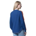 thumbnail image 2 of Women's G-III 4Her by Carl Banks Blue New York Knicks Advantage Tri-Blend Long Sleeve T-Shirt, 2 of 2