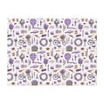 thumbnail image 4 of KLL Lavender Flowers Print Fleece Throw Blanket, Horizontal Fleece Bedding Cute Soft Blankets Comfy Fleece Flannel Plush Home Decor for Couch & Bed -50"x40", 4 of 9