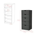 thumbnail image 5 of Miekor Kamran Dresser, Bedroom, Smokey Oak W2US162, 5 of 7