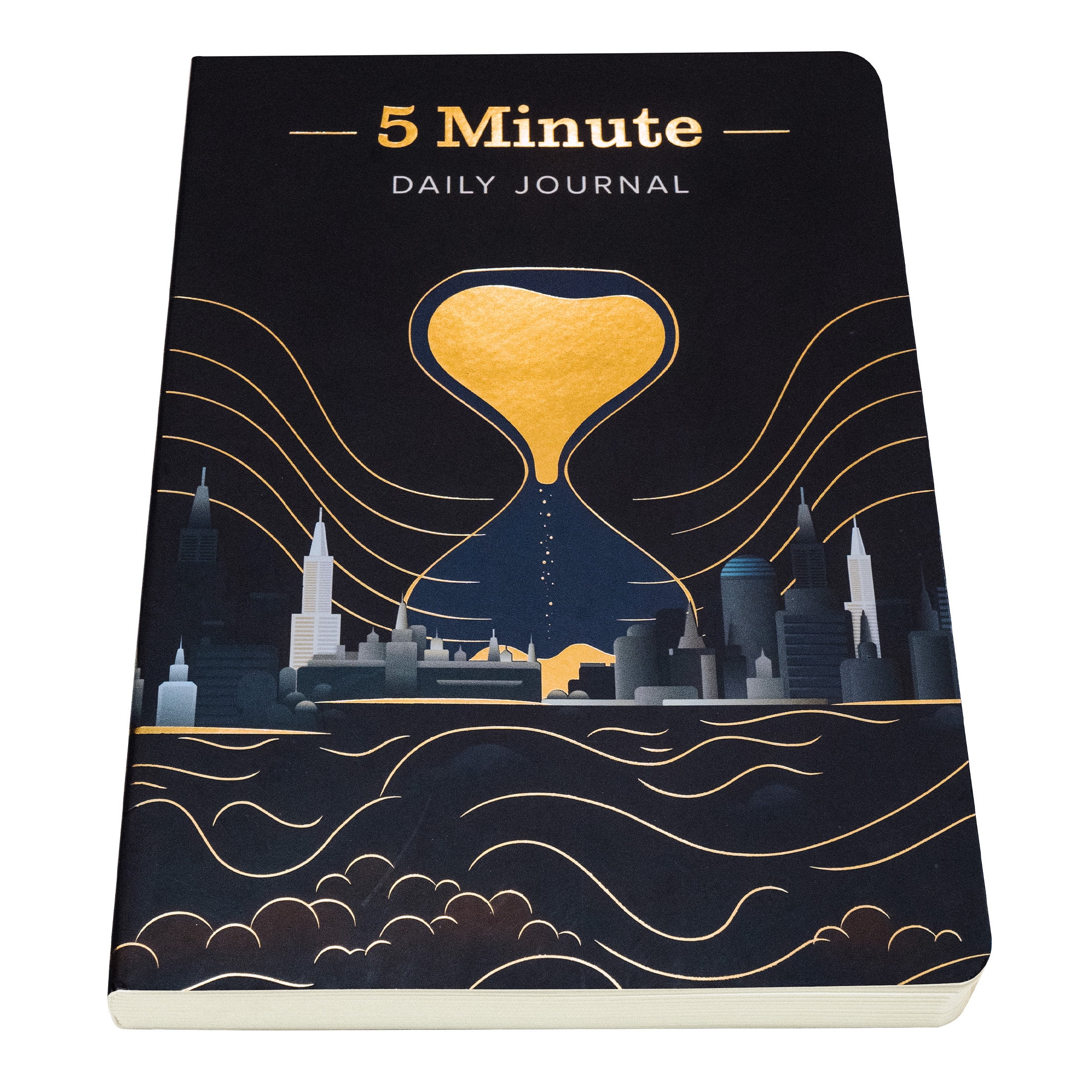 Piccadilly 5 Minute Daily Journal for Adults with 152 Pages and Flexi Cardstock Cover