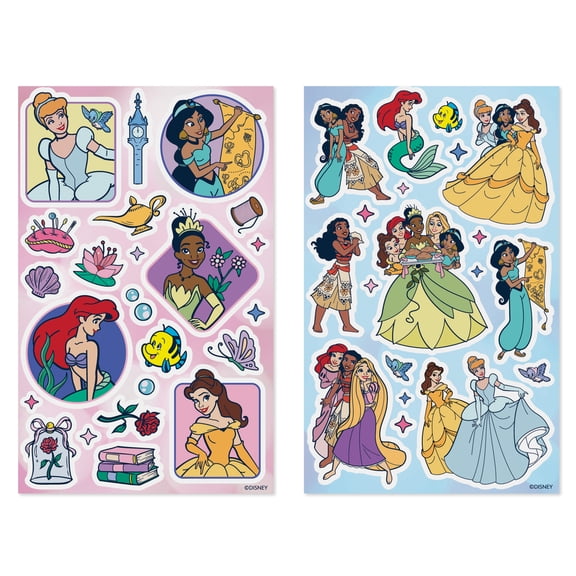 American Greetings 168-Count Disney Princess Stickers Multi-Pack for Kids