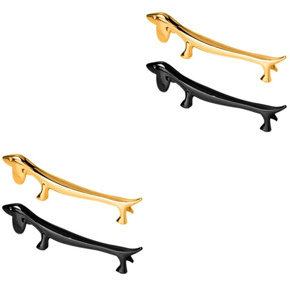 FRCOLOR 4 pcs Dog Design Chopstick Rest Party Decorative Spoon Rest Dinning Table Chopstick Holder