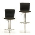 thumbnail image 2 of HomeRoots 282823 Modern Bar Stool - Black, 2 of 5