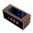 thumbnail image 4 of Alarm Clock, Digital Alarm Clock Brown  For Office, 4 of 8