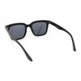thumbnail image 4 of Hipster Vintage Style Horn Rim Gentlemans Plastic Sunglasses Matte Black - Black, 4 of 4