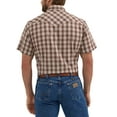 thumbnail image 3 of Wrangler® Men's and Big Men's Regular Fit Short Sleeve Western Shirt, Sizes S-5XL, 3 of 4
