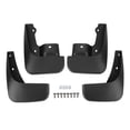 thumbnail image 2 of Car Mudflaps, Car Wheel Mudguards Front Rear Protective Sturdy PP Stylish Black  for Jimny 1998 To 2018, 2 of 7