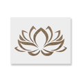 thumbnail image 1 of Plantilla de estarcido de flor de loto Stencil Revolution, 1 of 8