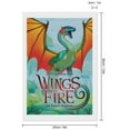 thumbnail image 2 of Dragon Wings Of Fire Diamond Art Kits for Adults Diamond Art Gem Art Painting Full Drill Round Art Gem Painting Kit for Home Wall Decor 16"x20", 2 of 7