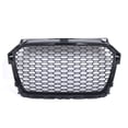 thumbnail image 2 of Ladcaser Honeycomb Grill Mesh Front Grille Compatible for Audi A1 2016 2017 2018, OE: 8XA853651/8XA853651B/8XA853651C, 2 of 7