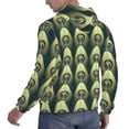 thumbnail image 6 of Daiia Peacock Gold Feather for Men's Fashion Hoodies & Sweatshirts with Kangaroo Pocket Hooded Sweatshirt Breathable & Moisture Wicking-4X-Large, 6 of 7