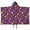 Purple Dinosaurs Dino, variant on Purple Dinosaurs Dino Roar Pattern Hooded Bath Towel，50"x30" for Ages 3 To 12 Kids, Quick Dry Lightweight Soft Microfiber Hood Beach Towel Cover Up for Kids