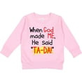 thumbnail image 2 of Inktastic When God Made Me Toddler Sweatshirt, 2 of 4