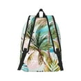 thumbnail image 3 of Balery Watercolor Palm Tree Vintage Canvas Backpack for Men and Women - Large Capacity, Durable Travel Laptop Bag for School, Work, Hiking, and Outdoor Activities, 3 of 7