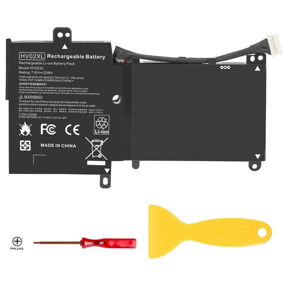 HV02XL Laptop Battery for HP HSTNN-LB6P TPN-Q164 TPN-W112 796219-421（7.6V 32Wh）