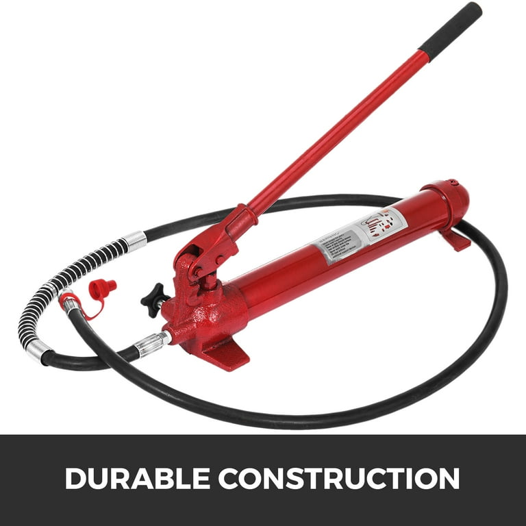 VEVOR 10 Ton Porta Power Kit 1.4M Oil Hose Hydraulic Car Jack Ram