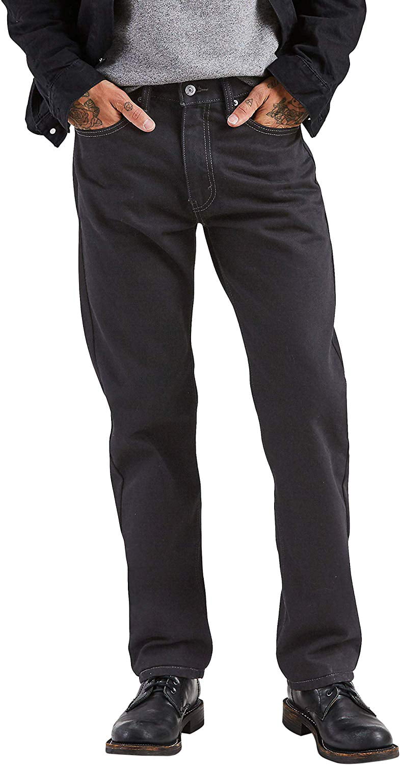 Levi's Men's 505 Regular Fit Jean, Black, 34x36 | Walmart Canada