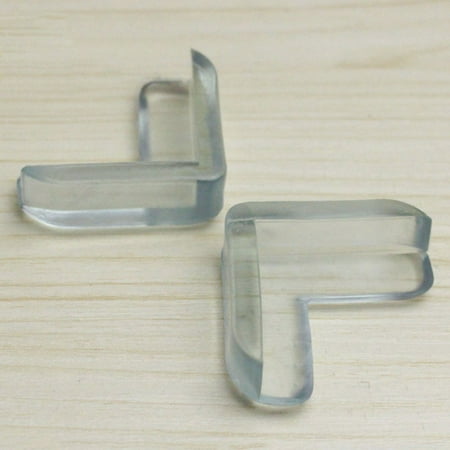 4 Childrens Corner Pattern - Fancyleo 4 pcs Child Safety Baby Corner Protection Table Transparent Silicone Protector Cover Children Anticollion Edge Corner Guard