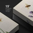 thumbnail image 4 of wall26 Canvas Print Wall Art Lavender Flowers with Bees and Newspaper Print Floral Botanical Digital Art Modern Chic Scenic Colorful for Living Room, Bedroom, Office - 32"x48", 4 of 5