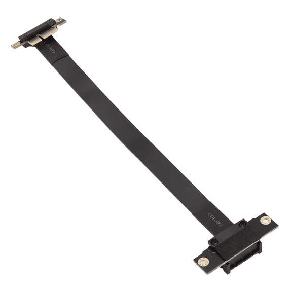 PCIE X1 Riser Cable Dual 90 Degree Right Angle PCIe 3.0 X1 to X1 Extension Cable 8Gbps PCI Express 1X Riser Card 20cm