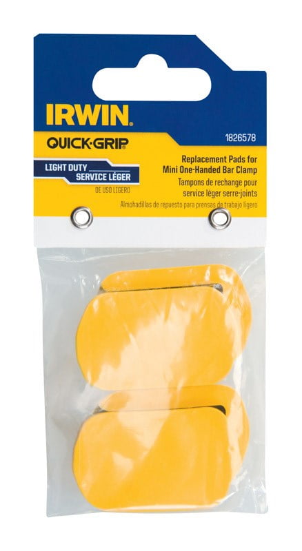 Irwin Quick Grip Mini Clamp Replacement Pads 6 " 12 " Pk by Irwin Industrial