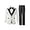 Black, variant on 3 Pieces Boys Suit Set Teenage Jacquard Blazer Slim Fit Tuxedo Jacket Vest Pants Prom Wedding Ring Party Graduation  for 3-16 Years Kids