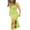 Green, variant on KOMOO Women Crochet V Neck Dress Sleeveless See Through Slit Knitted Dress Backless Hollow Slim Long Dresses