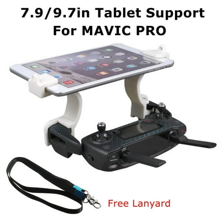 Digital Prom Bracket - 7.9-9.7inch Digital Tablet Bracket Holder Mount with Free Lanyard for DJI MAVIC PRO Remote Controller