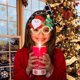 thumbnail image 1 of XWSHYW Decoraciones Navideñas Adornos Navideños para Adultos y Niños, Astas, Decoración de Papá Noel, Gafas, 1 of 6
