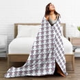 thumbnail image 5 of ZNDUO Patriotic Stars Red White Blue Pattern Throw Blanket, Lightweight Cozy Soft Throw Blanket for Couch, 80"x60" Throw Blankets for Bed, 5 of 8