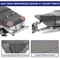 thumbnail image 3 of 900D Marine Grade Fade and Tear Resistant Boat Cover Fits V-Hull, Tri-Hull, 3 of 6