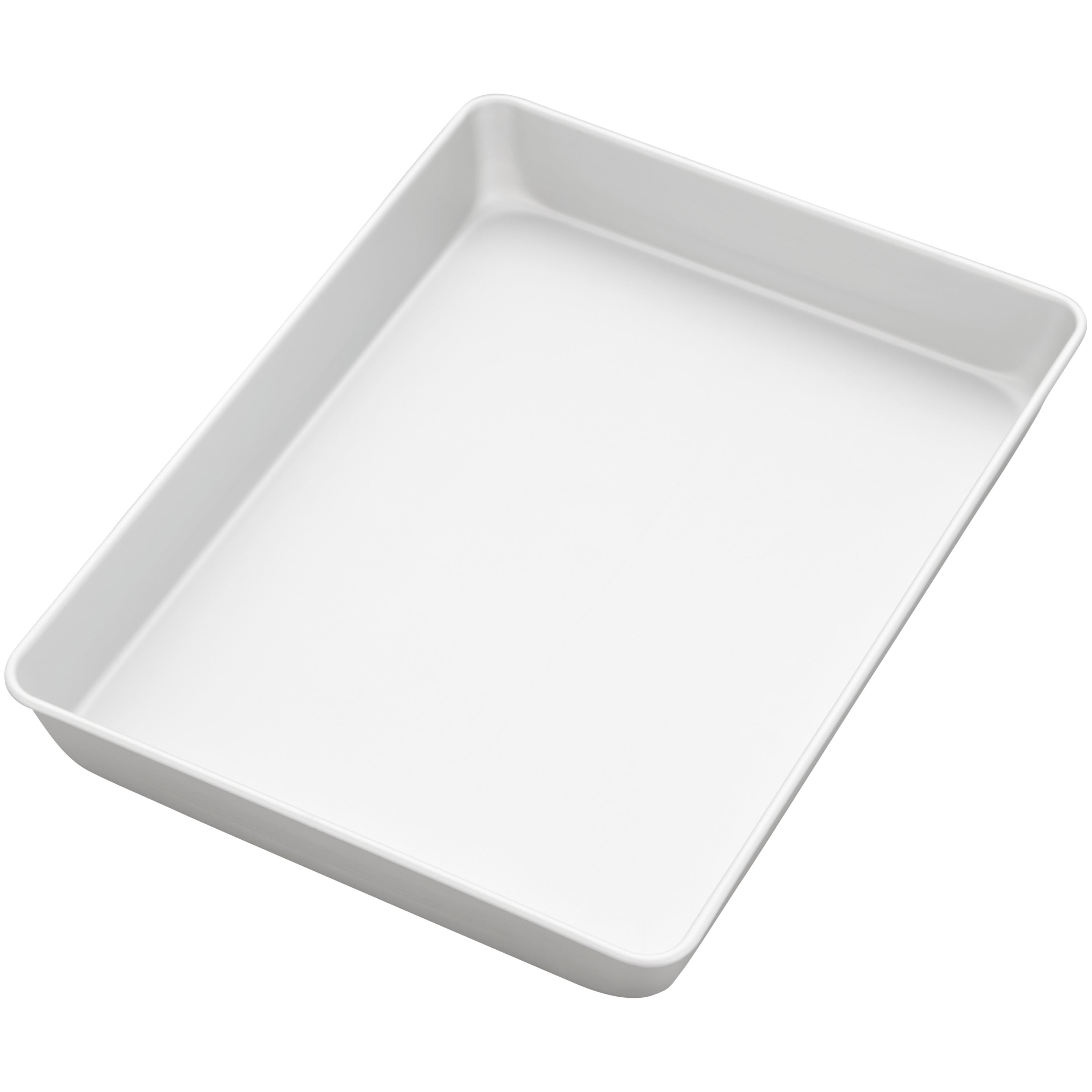 Baked tray with square handles thick aluminum 11" x 11" durable used on the oven 