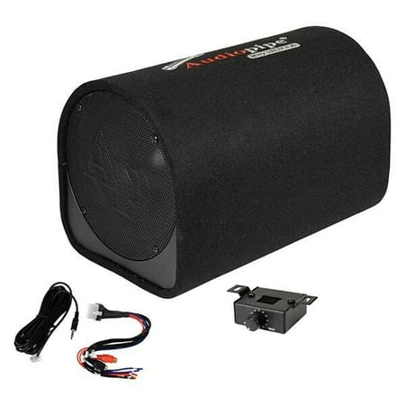 New 10 Powered Subwoofer Bass Tube Speaker Enclosure Cabinet