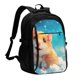 thumbnail image 1 of Easygdp Cloud Cute Hamster Mochila para Laptop de Viaje con Puerto USB, Mochila para Laptop con Puerto de Carga USB para Mujeres y Hombres, 1 of 7