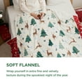 thumbnail image 5 of Cozy Comfort Throw Blanket - Soft and Warm Sherpa Elk Throw Blankets for Couch, Sofa, Bed, Winter Blanket for Christmas, Decoration Gift Blanket 50"x60", 5 of 6