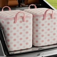 thumbnail image 4 of Lzobxe Large Capacity Cube Storage Organizer with Zippered Lid and Handles, Fabric Foldable Clothes Storage Bins for Bed Sheets, Pillows and Toys, 4 of 6