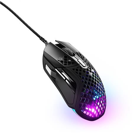 SteelSeries Aerox 5 Ultra Lightweight Honeycomb Water Resistant Wired RGB Optical Gaming Mouse With 9 Programmable Buttons