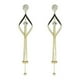 thumbnail image 2 of HomeKingdee Diamond Geometric Long Tassel Earrings - Romantic Bohemian Style Lightweight Luxury Earrings for Women, Ideal for Weddings, Parties and Daily Wear, 2 of 5