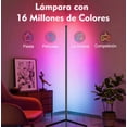 thumbnail image 2 of Lámpara De Noche Luz De Piso Rgbw Led Moderna App Remoto Control Decorativa Bluetooth para cuarto Inteligentes Música Interior Romántico, 2 of 4