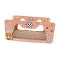 thumbnail image 5 of Cat Scratching Board Cat Nest Mat Pet Bed Cardboard Cat Scratcher Lounge Bed Pink, 5 of 10