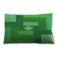 thumbnail image 1 of Ahgly Company Patterned Indoor Rectangular Neon Green Lumbar Throw Pillow, 13 inch by 19 inch, 1 of 5