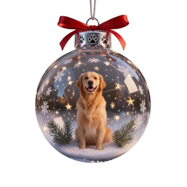 Lindo perro plano acrlico decoracin 8cm